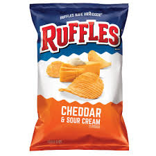 Order 8.5 oz. Ruffles Cheddar and Sour Cream food online from Bi Rite Supermarket store, Olmsted Falls on bringmethat.com