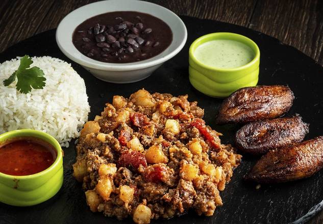 Order Beef Picadillo Plate food online from Dcuban Cafe- store, Norcross on bringmethat.com