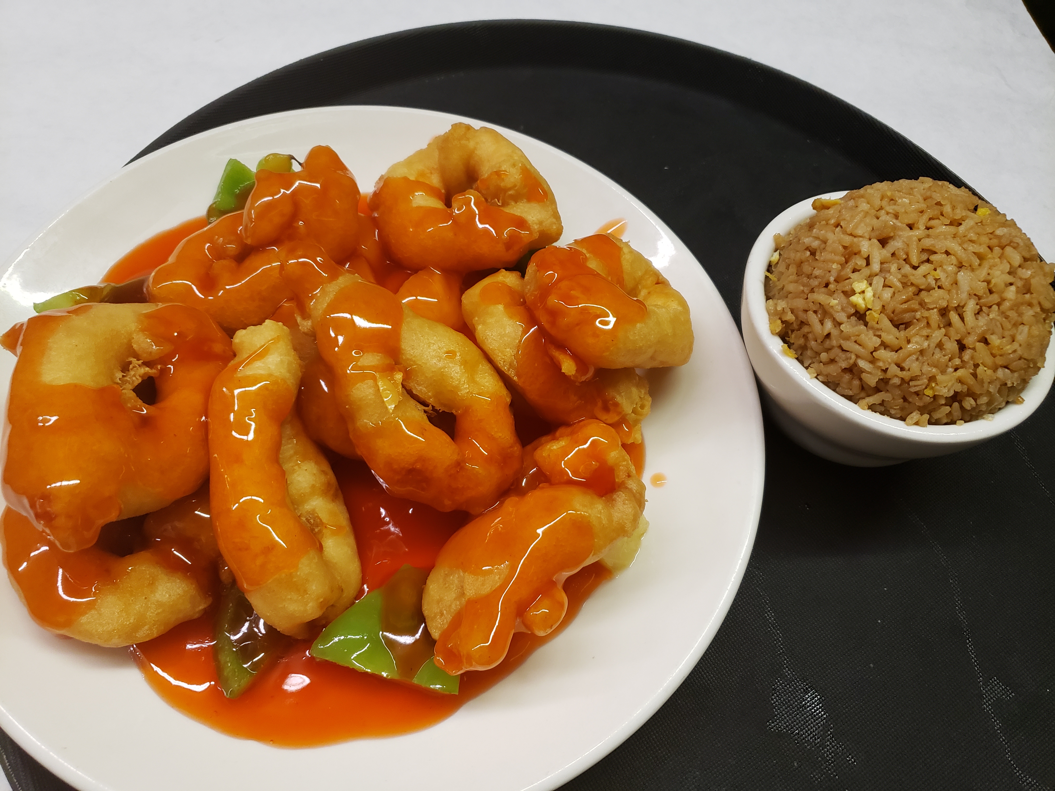 Order Sweet and Sour Shrimp 甜酸虾 food online from Jade Palace store, Louisville on bringmethat.com