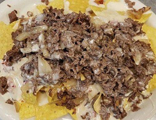 Order Cheesesteak Nachos food online from Throwbacks Bar And Grill store, Riverside on bringmethat.com