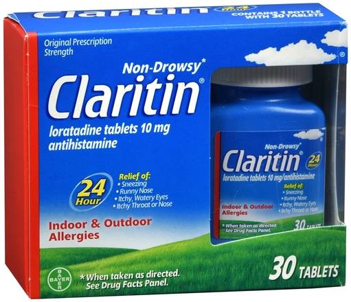 Order Claritin 24 Hour Allergy Tablets food online from Scripx Pharmacy store, Plano on bringmethat.com