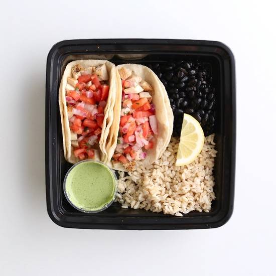 Order Creamy Cilantro Chicken Tacos food online from Fit Pantry store, Bakersfield on bringmethat.com