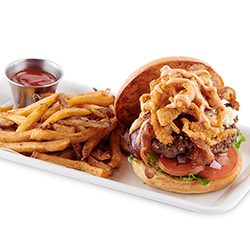 Order Chipotle Bleu Cheeseburge food online from Boomerjack's Grill store, Dallas on bringmethat.com