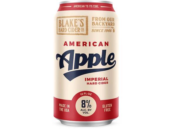 Order Blake's American Apple - 6x 12oz Cans food online from Rayan Discount Liquors store, CHICAGO on bringmethat.com