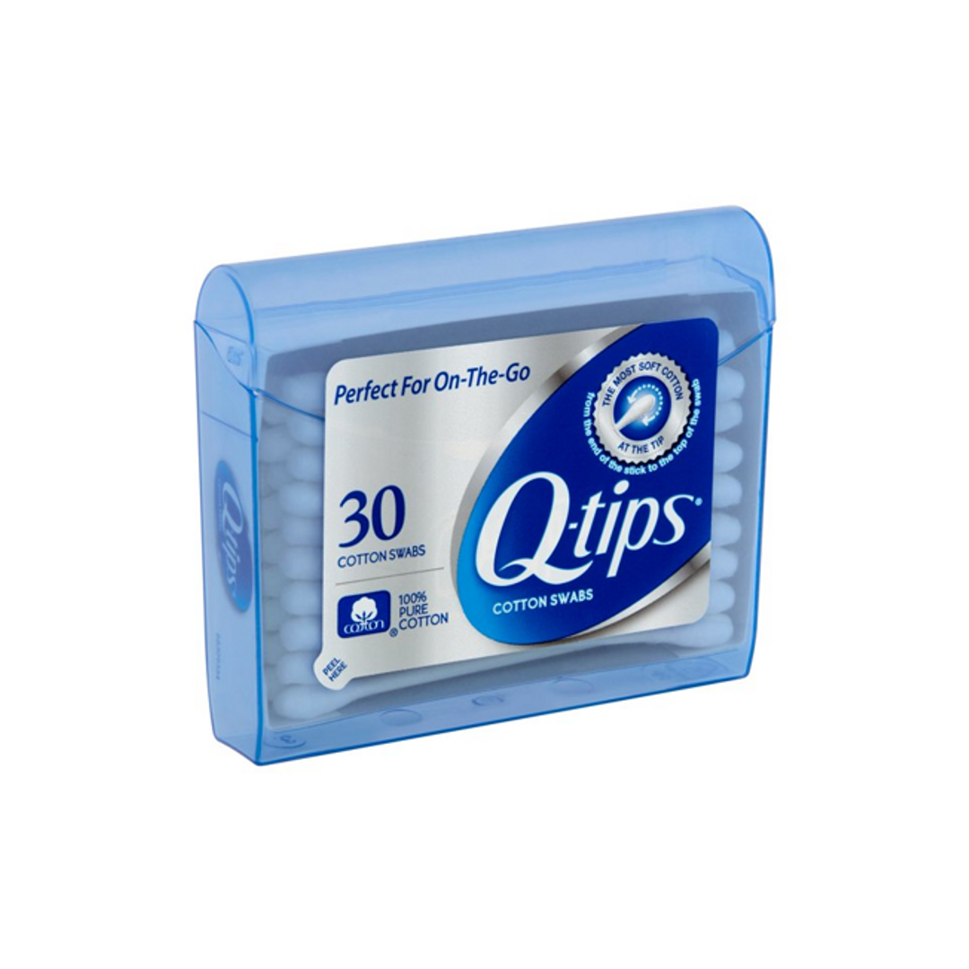 Order Q-tips Cotton Swabs, 30 Count food online from Rebel store, Las Vegas on bringmethat.com