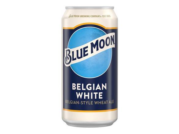 Order Blue Moon Belgian White Wheat Craft Beer - 24oz Can food online from United Liquor Market store, San Francisco on bringmethat.com