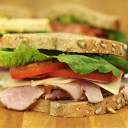 Order Ham and Swiss Sandwich food online from Great Harvest Bread Co store, Arvada on bringmethat.com