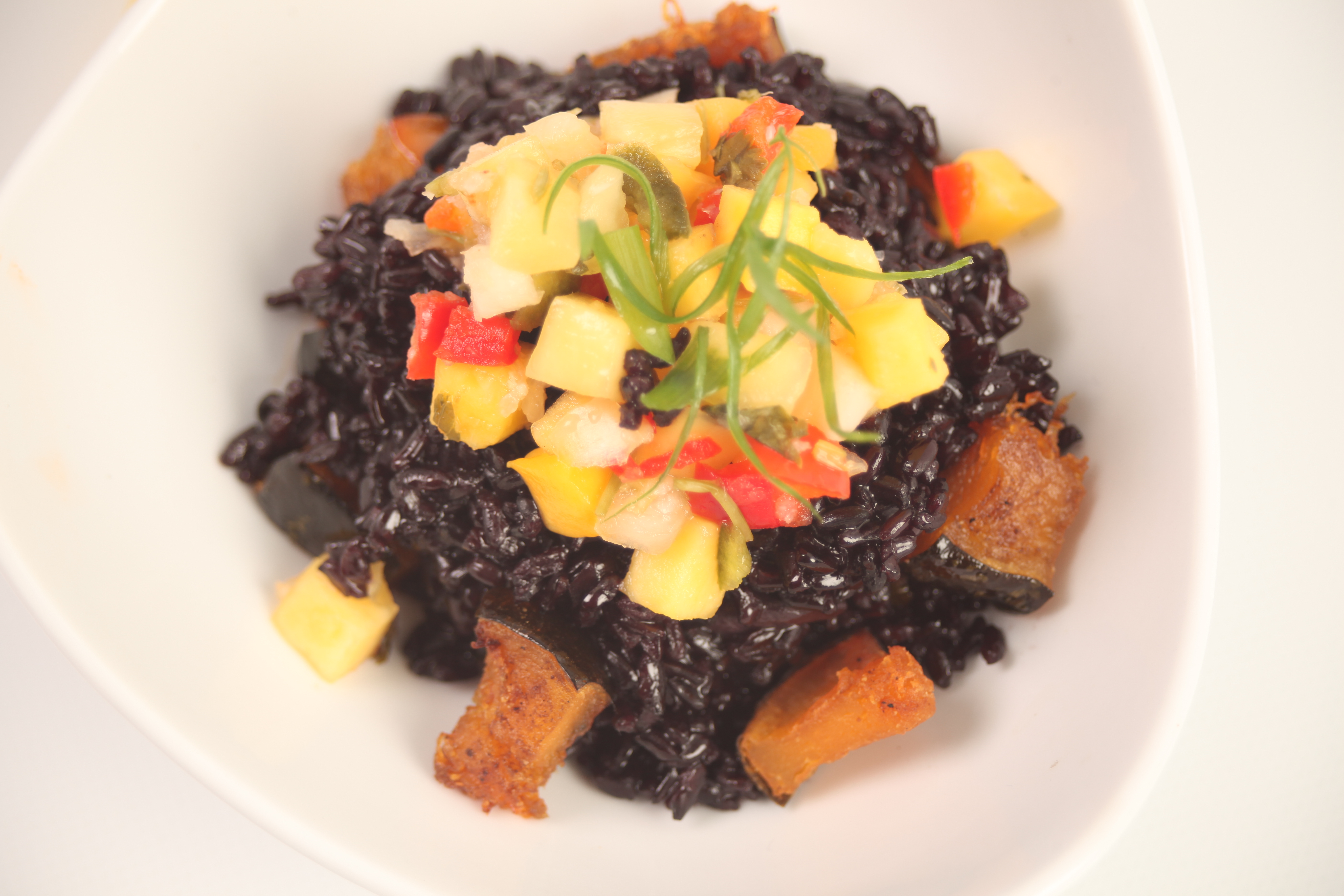 Order Calypso Black Rice w. Tropical Relish food online from Blue Waters Caribbean & Seafood Grill store, Temple Hills on bringmethat.com