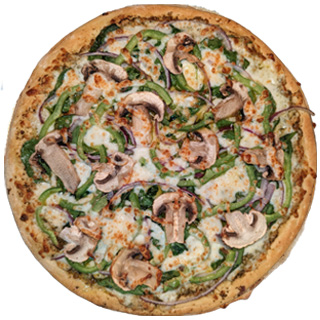Order Pesto Veggie Specialty Pizza food online from Promise Pizza store, Round Rock on bringmethat.com