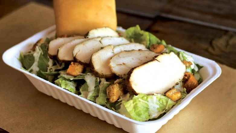 Order Chicken Caesar Salad food online from L&L Hawaiian Barbecue store, San Jose on bringmethat.com
