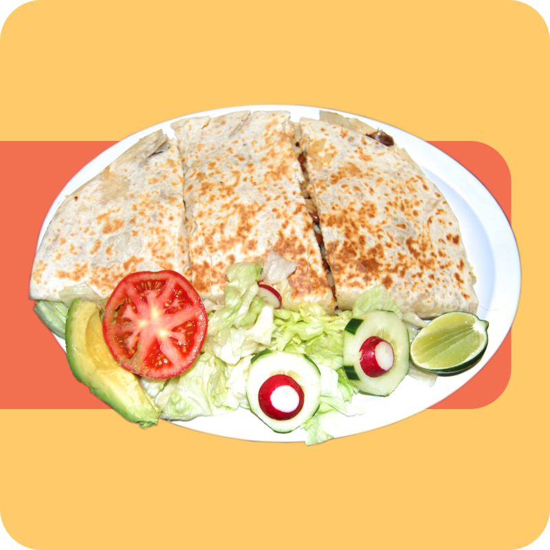 Order Quesadilla food online from El Tikal Restaurant store, Lynn on bringmethat.com