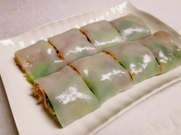 Order Rice Noodle Rolls with BBQ Pork Granule 叉粒米粉腸粉 food online from Peking kitchen store, Brooklyn on bringmethat.com
