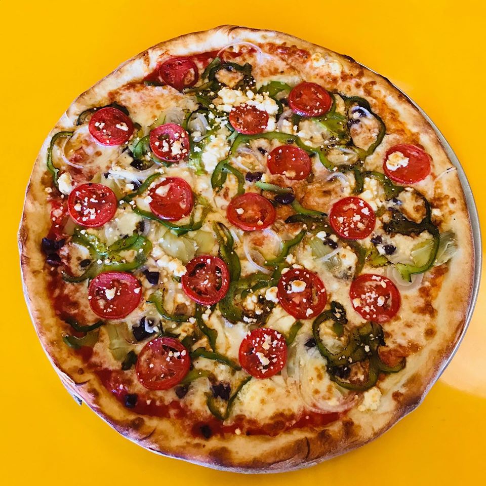 Order Greek Pizza food online from New York City Pizza store, Hilton Head Island on bringmethat.com