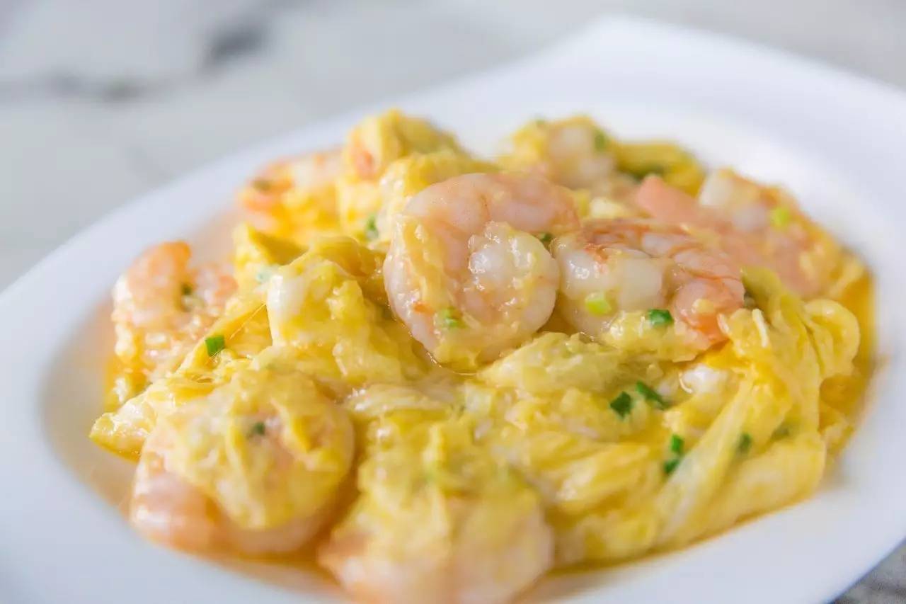 Order Scrambled Eggs w. Shrimp 虾仁滑蛋 food online from Grand Sichuan store, Jersey City on bringmethat.com