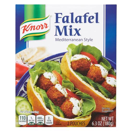 Order Knorr Kosher Falafel Mix 6.3oz food online from Everyday Needs by Gopuff store, Pittsburgh on bringmethat.com