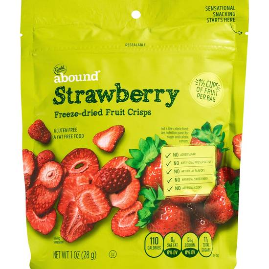 Order Gold Emblem Abound Strawberry Crisps, 1 OZ food online from Cvs store, FOUNTAIN VALLEY on bringmethat.com