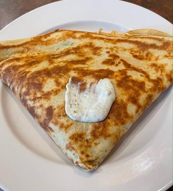 Order Lox & Dam Crepe food online from City Coffeehouse & Creperie store, Clayton on bringmethat.com