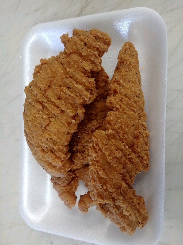 Order Chicken strips 1lb food online from Chalk Mountain Liquor & Deli store, Atascadero on bringmethat.com