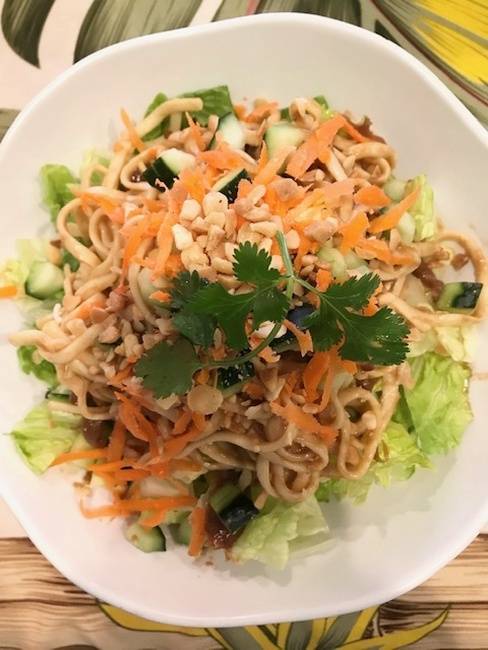 Order Thai Noodle Salad Bowl food online from Noelani's Bar & Lounge store, San Carlos on bringmethat.com