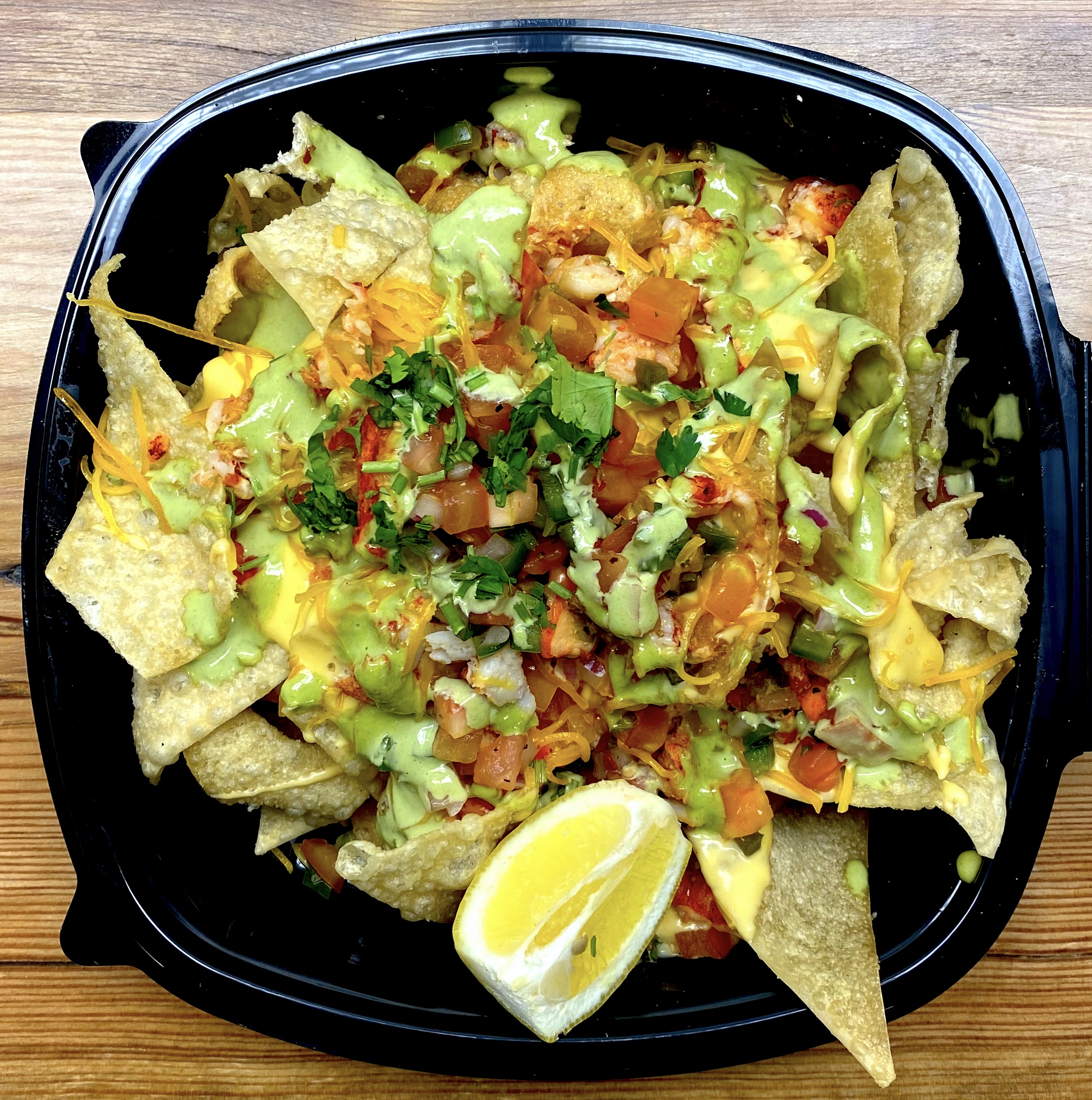 Order 105 Lobster Nachos food online from Groundlevel 105 store, Lombard on bringmethat.com