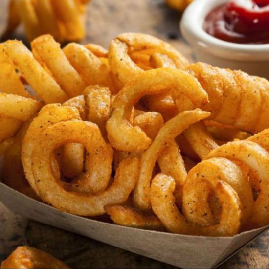 Order Seasoned Curly Fries food online from T4 store, Sacramento on bringmethat.com