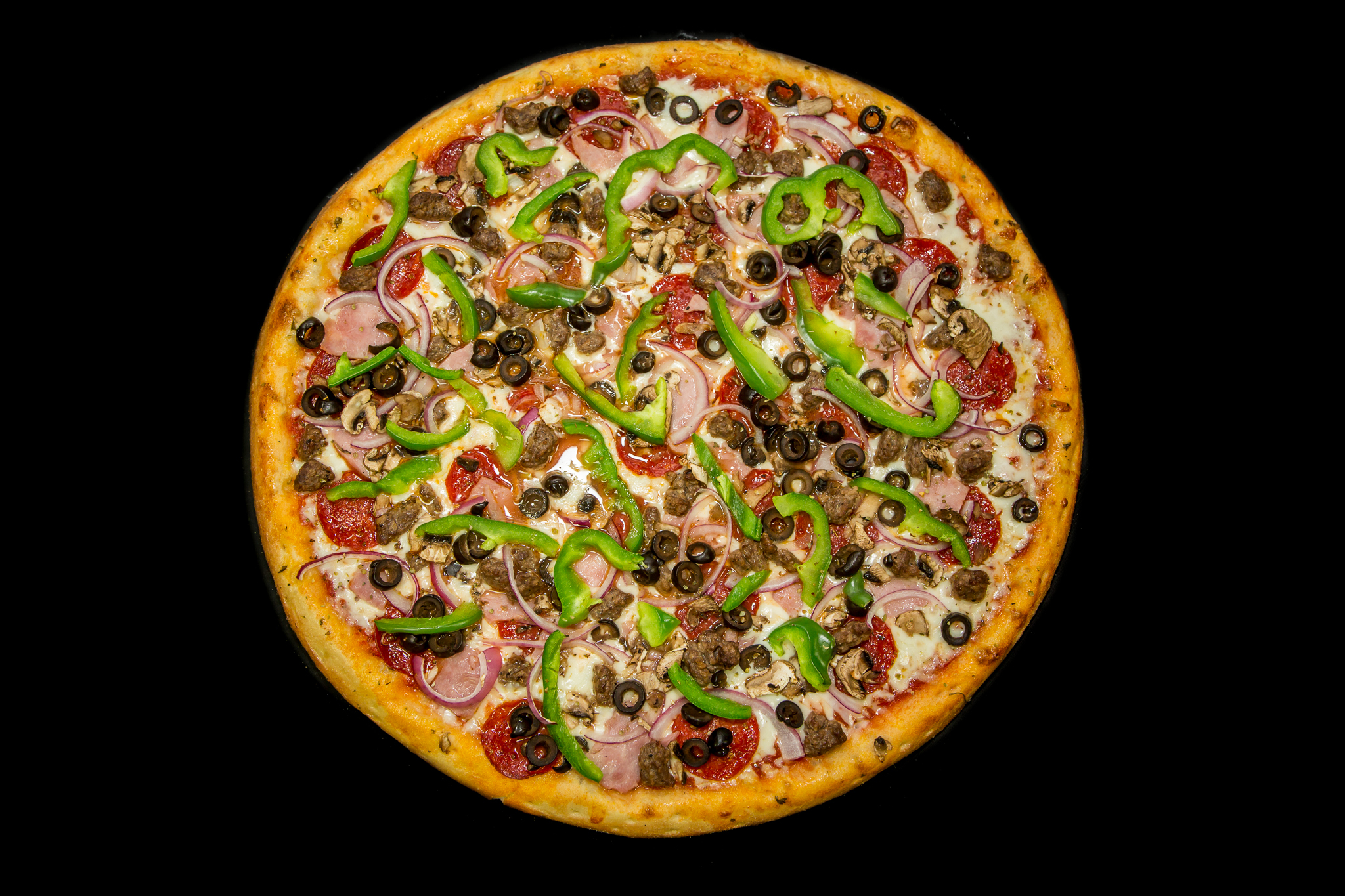 Order Supreme Pizza food online from Ny Giant Pizza store, San Diego on bringmethat.com