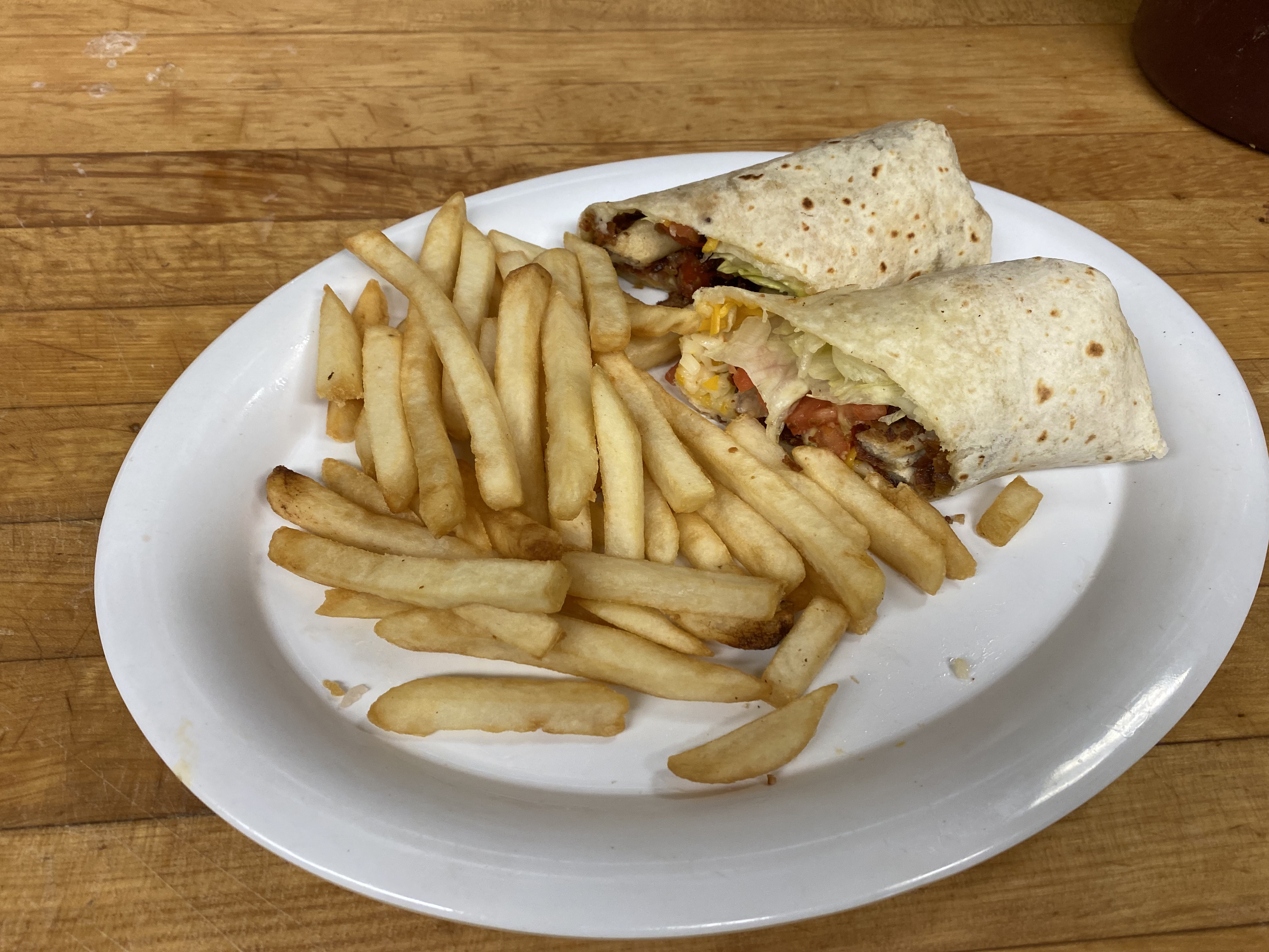Order Chicken Tender Ranch Wrap food online from Papermill Place Restaurant store, Winchester on bringmethat.com
