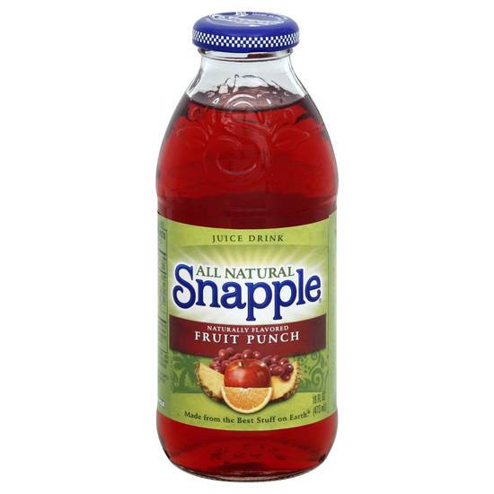 Order Snapple Juice Drink Fruit Punch (16 oz) food online from Rite Aid store, GREENSBURG on bringmethat.com