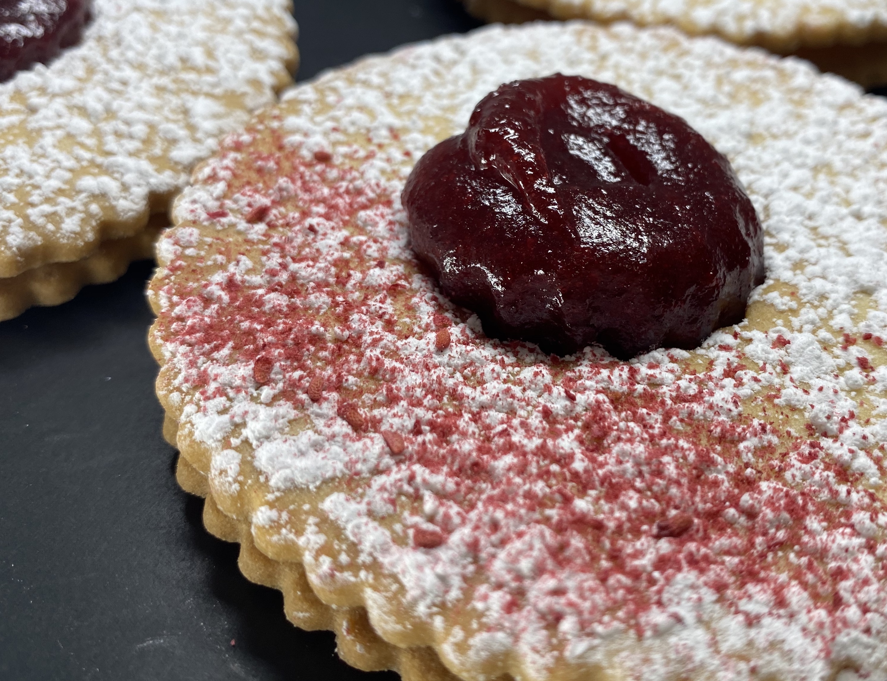 Order Raspberry Linzer  food online from Astoria Bakery & Cafe store, New York on bringmethat.com