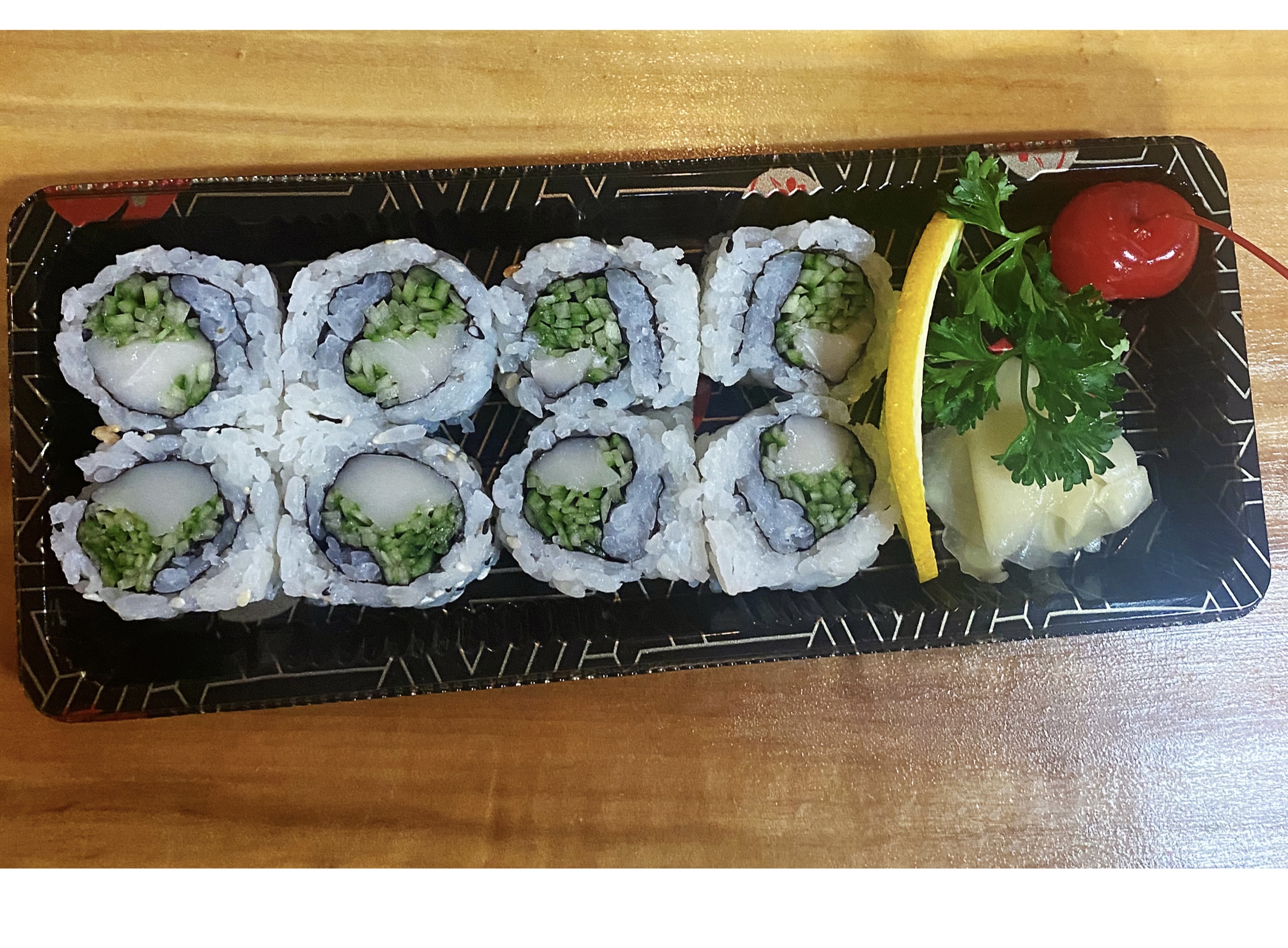Order Super White Tuna and Cucumber Roll food online from Sushi8 store, Santa Fe on bringmethat.com