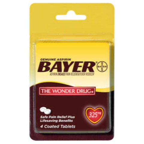 Order Bayer Aspirin 4 Count food online from 7-Eleven store, West Columbia on bringmethat.com