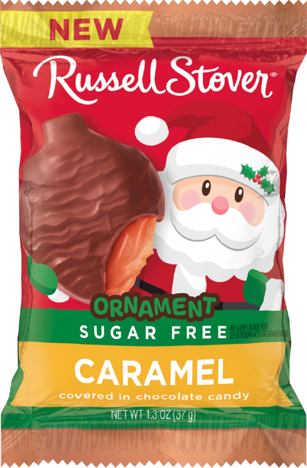 Order Russell Stover Chocolate Candy Caramel Ornament - 1.3 oz food online from Bartell store, Edmonds on bringmethat.com