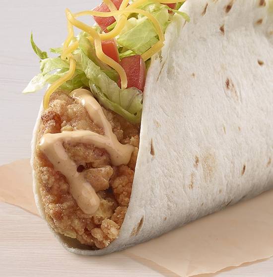 Order Cantina Crispy Chicken Taco with Creamy Chipotle food online from Taco Bell store, Saint Pauls on bringmethat.com