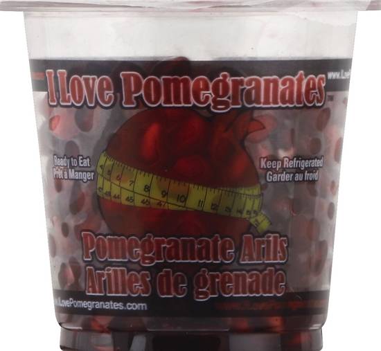 Order I Love Pomegranates · Pomegranate Arils (4.4 oz) food online from Albertsons Express store, Fort Worth on bringmethat.com