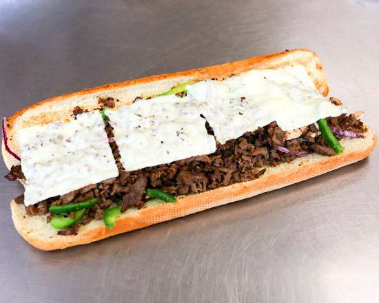 Order Philly Cheese Steak Sub (Regular) food online from Chanello's Pizza store, Williamsburg on bringmethat.com