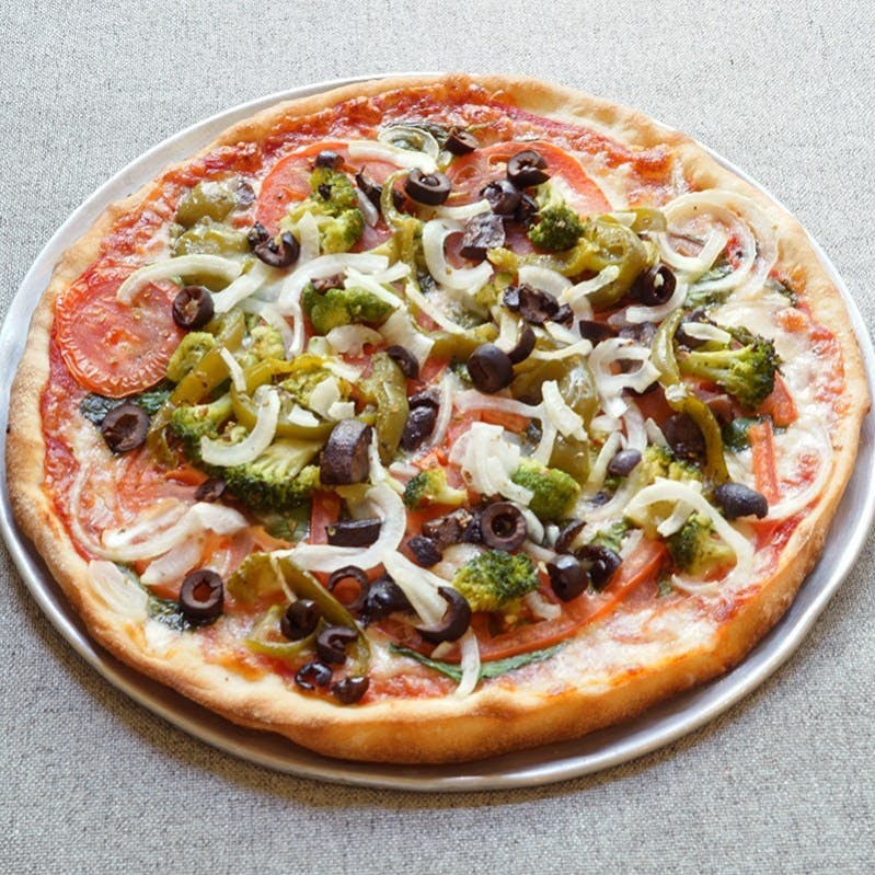 Order Red Vegetable Pizza - Personal food online from Palermo's Pizza store, Royersford on bringmethat.com