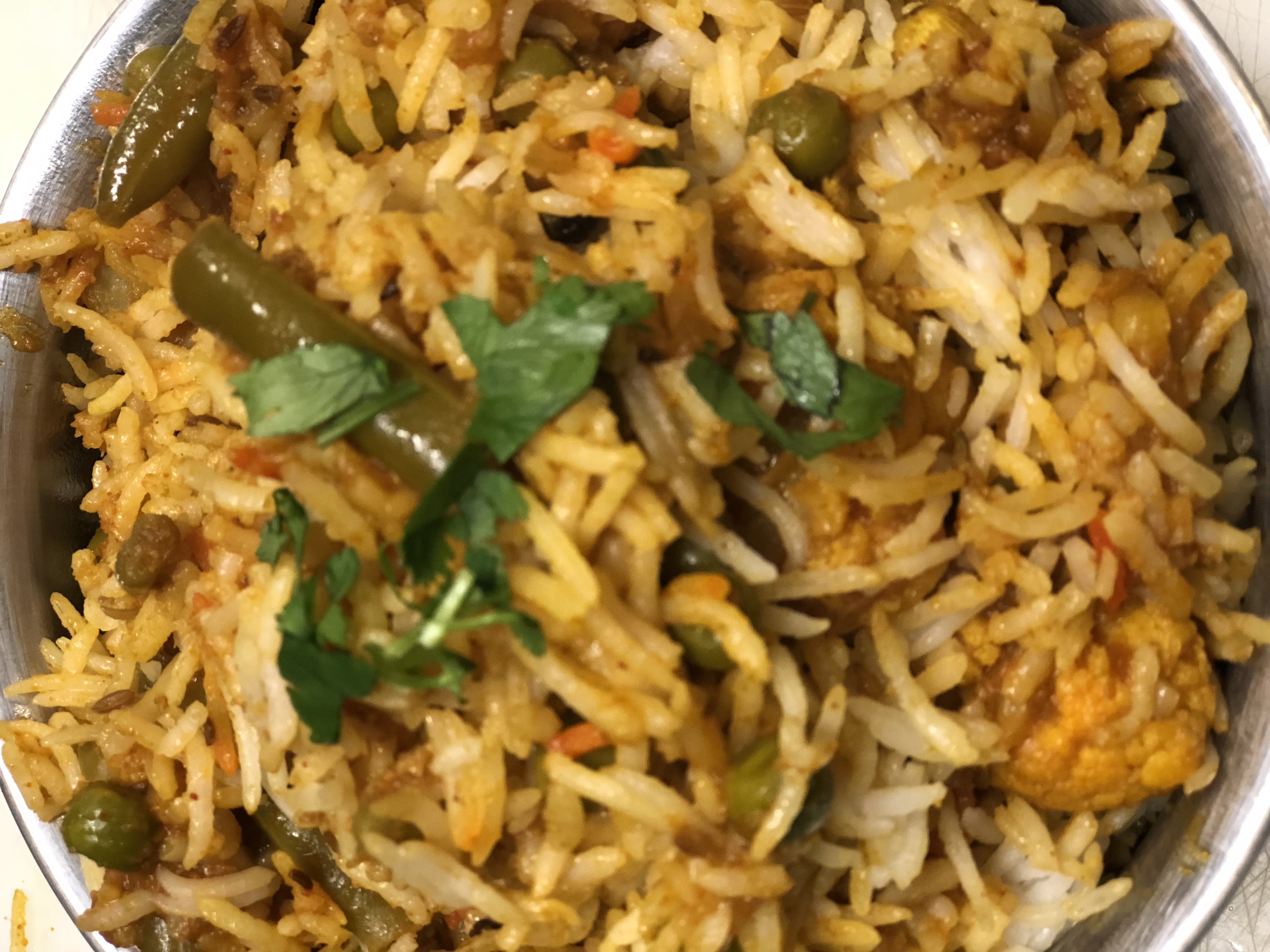 Order Vegetable Biryani food online from Tandav Indian Cuisine store, Baltimore on bringmethat.com