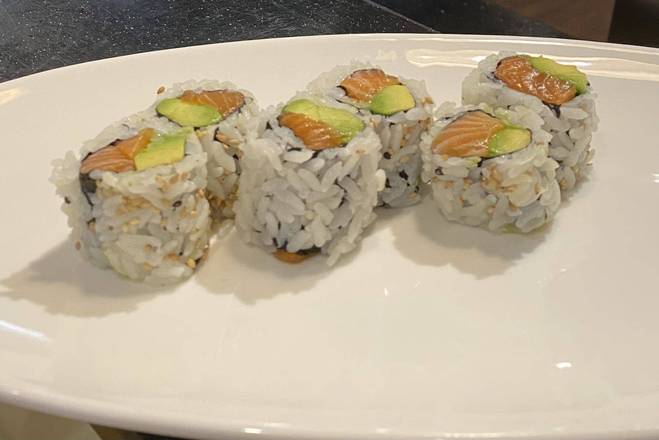 Order Salmon Avocado Roll food online from East Gate Asian Bistro store, Charity on bringmethat.com