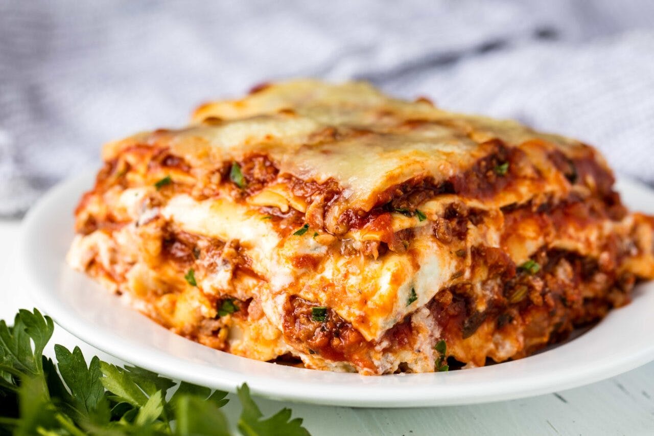 Order Baked Lasagna - Pasta food online from Cafe Gia store, Medford on bringmethat.com