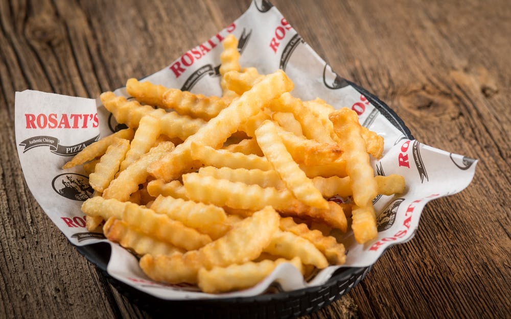 Order French Fries - Appetizer food online from Rosati's Pizza store, Naperville on bringmethat.com