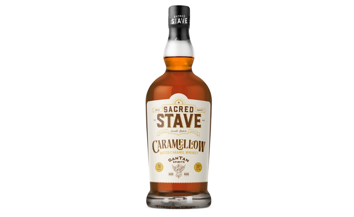 Order Caramellow Salted Caramel Whiskey, 750ml spirits (35% ABV) food online from Santan Brewing Co. store, Chandler on bringmethat.com