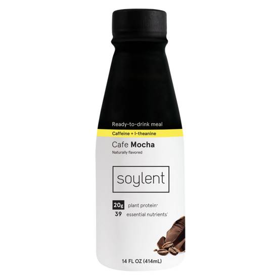Order Soylent Complete Nutrition Protein Meal Replacement Shake, Cafe Mocha, 14 Oz. food online from Everyday Needs by Gopuff store, Pittsburgh on bringmethat.com