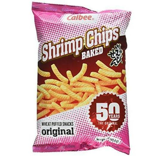 Order Calbee Baked Shrimp Chips - Original food online from IV Deli Mart store, Goleta on bringmethat.com