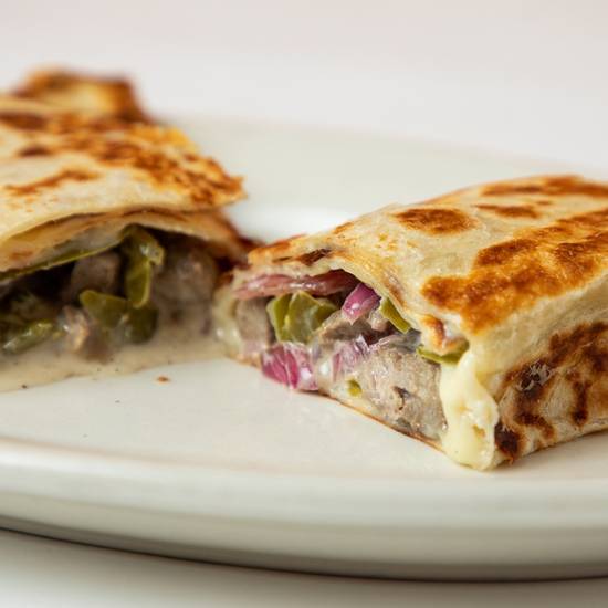 Order Felipe's Philly Quesadilla* food online from Felipe Taqueria store, New Orleans on bringmethat.com