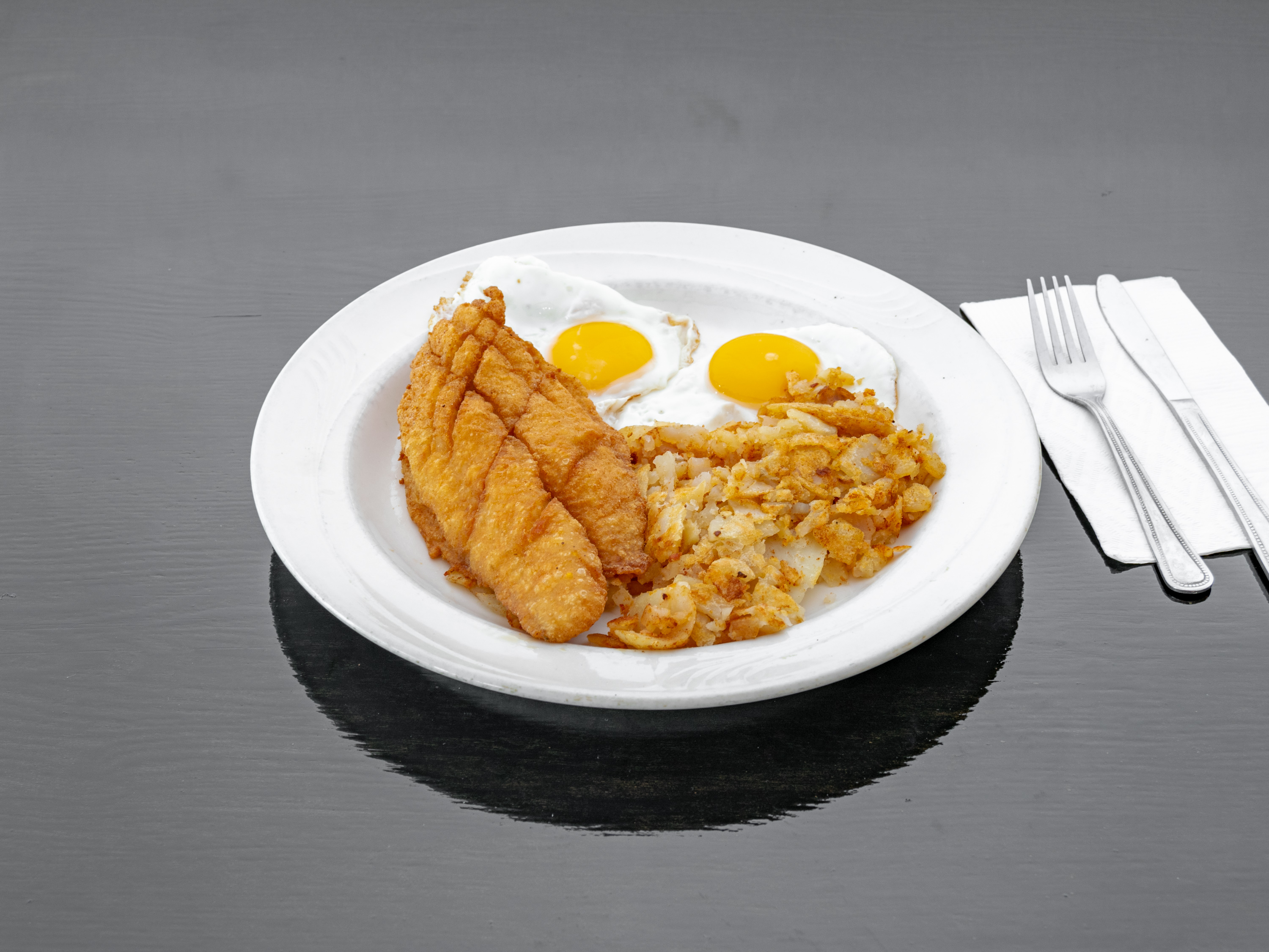 Order Fried Catfish food online from Don's Diner store, Irvington on bringmethat.com