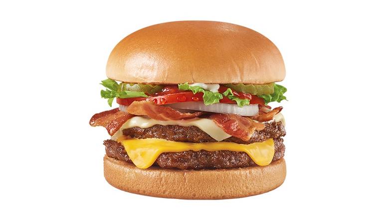 Order Bacon Two Cheese Deluxe 1/3lb*  Double food online from Dairy Queen Grill & Chill store, Gettysburg on bringmethat.com