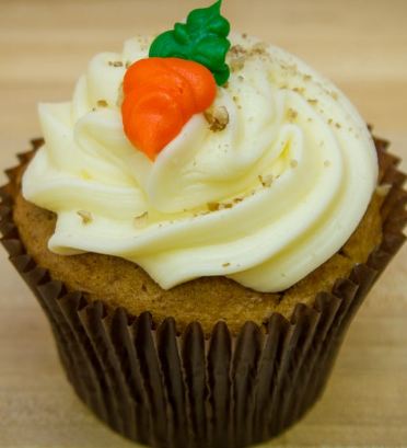 Order Carrot Cake Cupcake food online from Small Cakes Aurora store, aurora on bringmethat.com