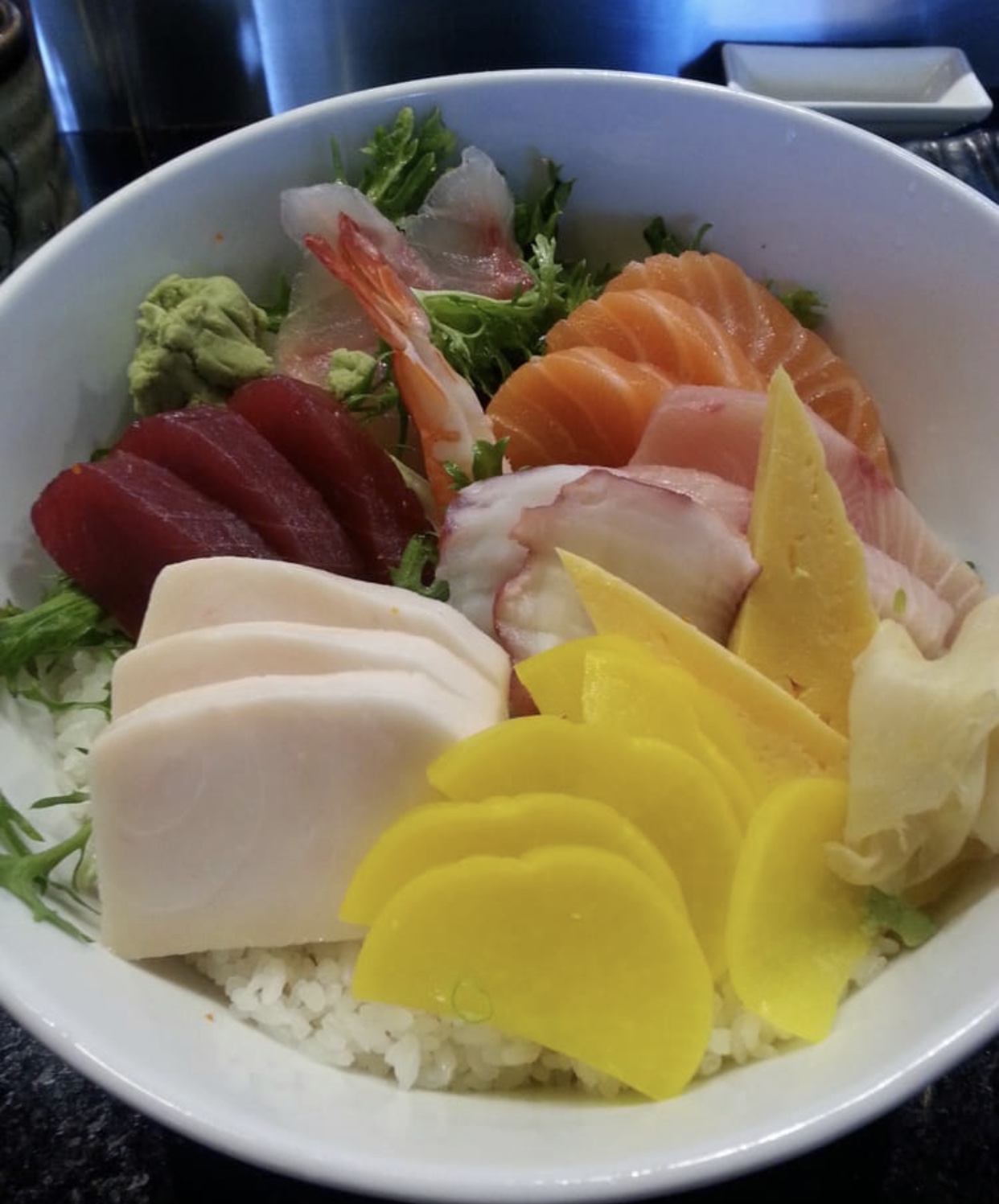 Order 6. Chirashi food online from Mt Fuji Hibachi & Sushi Bar store, Denver on bringmethat.com