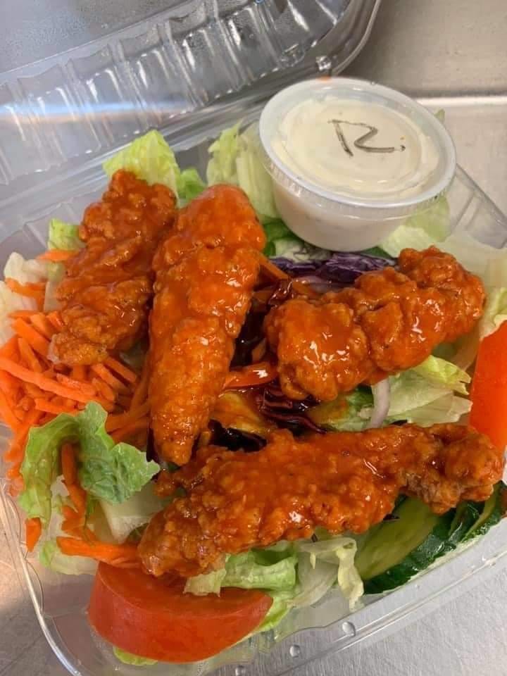 Order Chicken Finger Salad - Salad food online from Royal Cutlets store, Salem on bringmethat.com