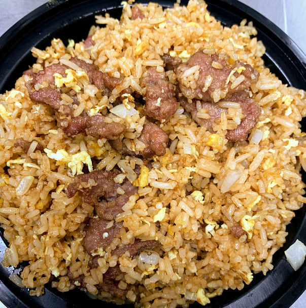 Order 38. Beef Fried Rice food online from Panda Garden store, Newtown on bringmethat.com
